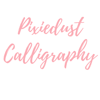 Pixiedust Calligraphy, paper craft and ink teacher